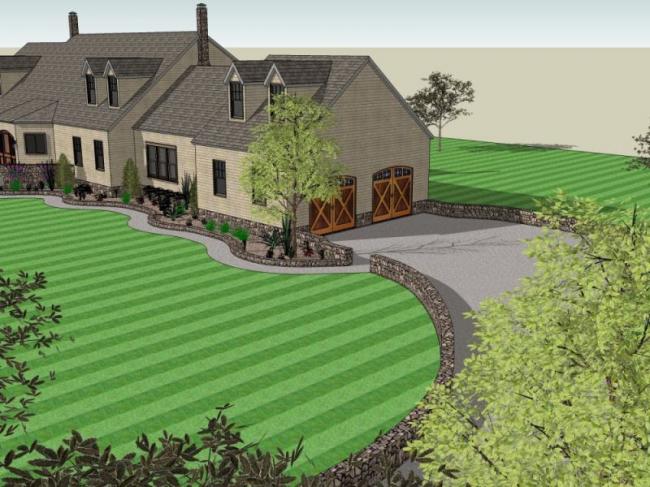 Sketchup别墅模型|别墅，现代风格