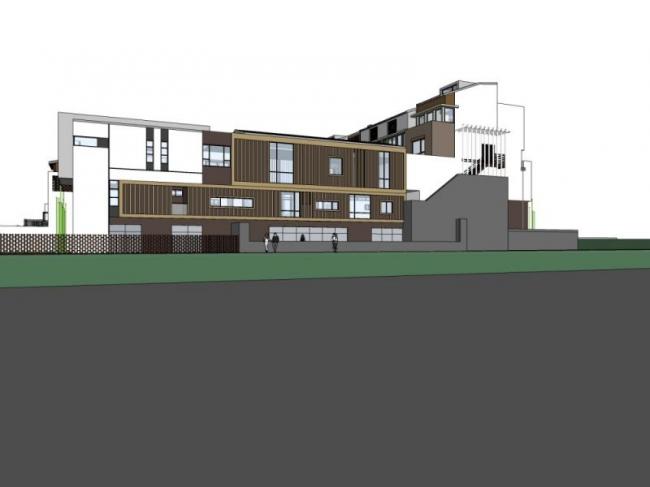 Sketchup别墅模型|联排别墅，现代风格