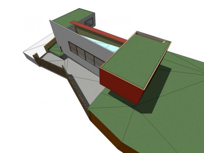 Sketchup别墅模型|独栋别墅，现代风格