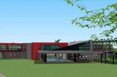 Sketchup别墅模型|独栋别墅，现代风格-BIM建筑网