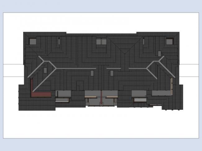 Sketchup别墅模型|联排别墅，现代风格