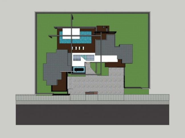 Sketchup别墅模型|独栋别墅，现代风格