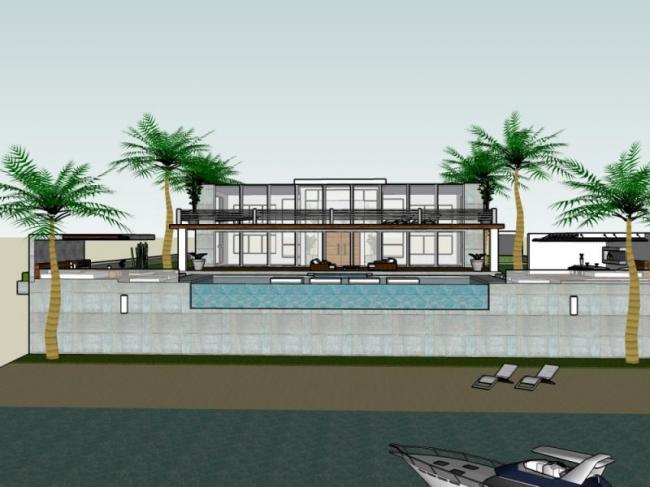 Sketchup别墅模型|独栋别墅，现代风格