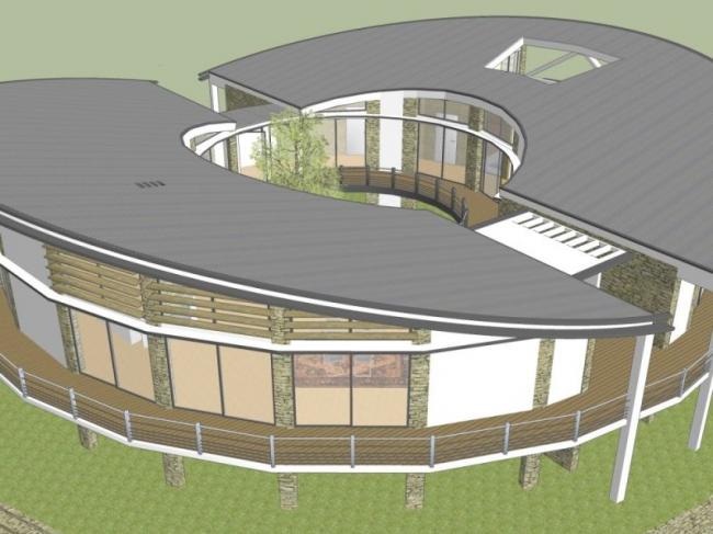 Sketchup别墅模型|独栋别墅，现代风格