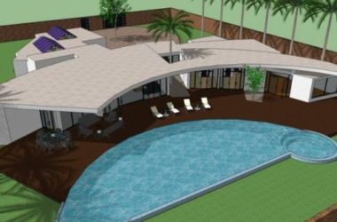 Sketchup别墅模型|独栋别墅，现代风格-BIM建筑网