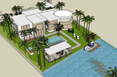 Sketchup别墅模型|独栋别墅，现代风格-BIM建筑网