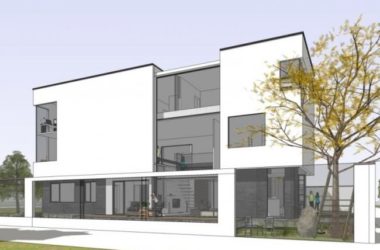 Sketchup别墅模型|独栋别墅，现代风格-BIM建筑网