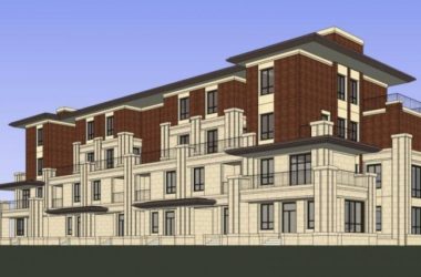 Sketchup别墅模型|叠拼别墅，现代风格-BIM建筑网