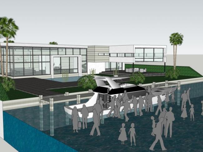 Sketchup别墅模型|独栋别墅，现代风格