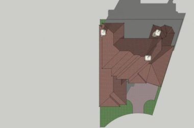 Sketchup别墅模型|独栋别墅，现代风格-BIM建筑网