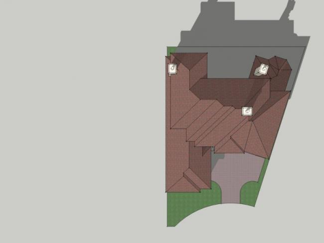 Sketchup别墅模型|独栋别墅，现代风格