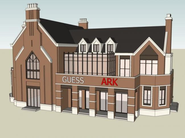 Sketchup别墅模型|独栋别墅，现代风格