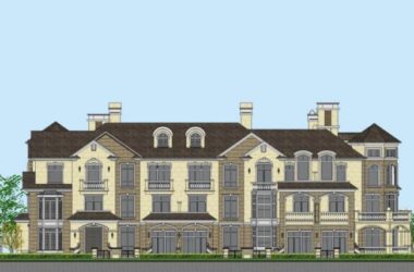 Sketchup别墅模型|联排别墅，古典风格-BIM建筑网