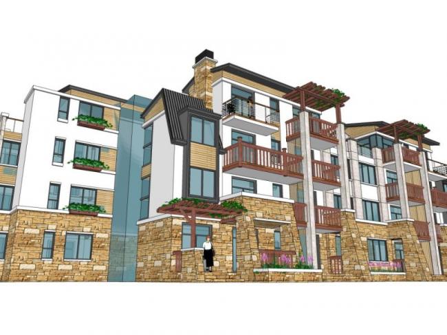 Sketchup别墅模型|叠拼别墅，现代风格