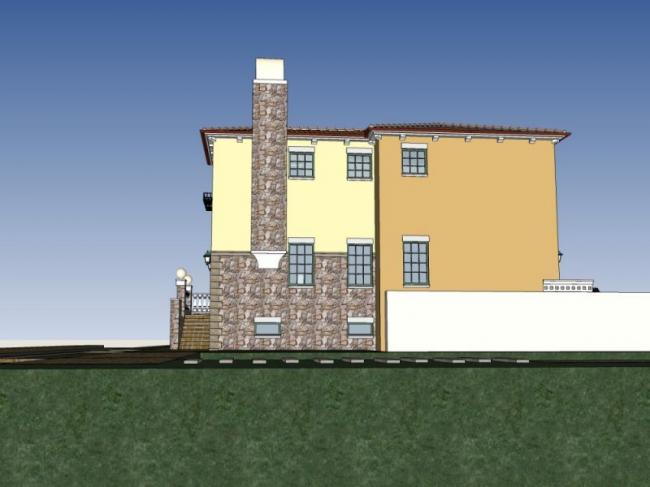 Sketchup别墅模型|独栋别墅，现代风格