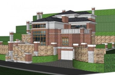 Sketchup别墅模型|叠拼别墅，现代风格-BIM建筑网