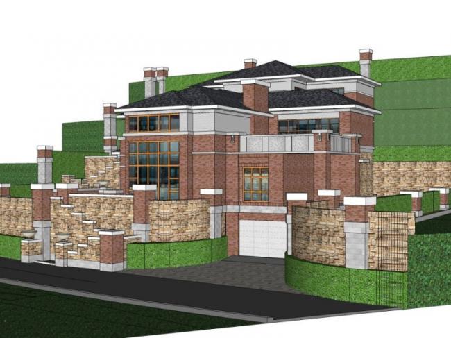 Sketchup别墅模型|叠拼别墅，现代风格