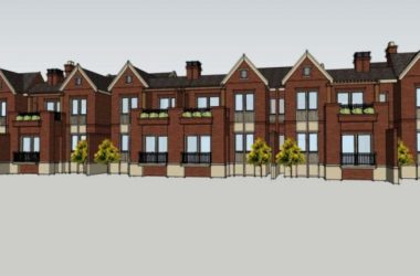 Sketchup别墅模型|联排别墅，现代风格-BIM建筑网