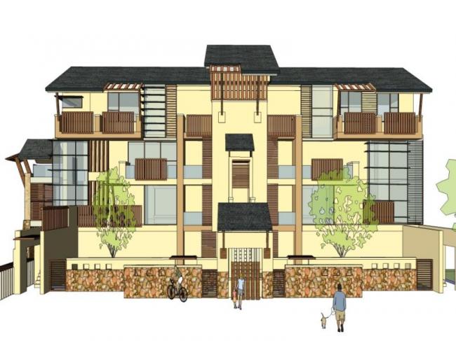 Sketchup别墅模型|独栋别墅，欧式风格