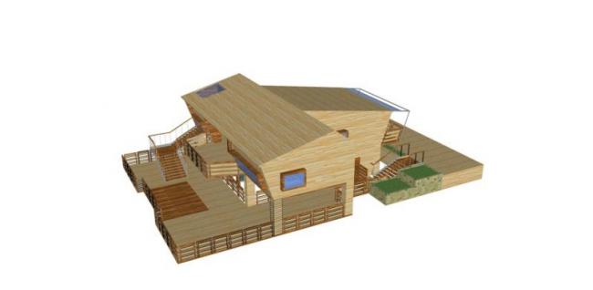 Sketchup别墅模型|独栋别墅，现代风格