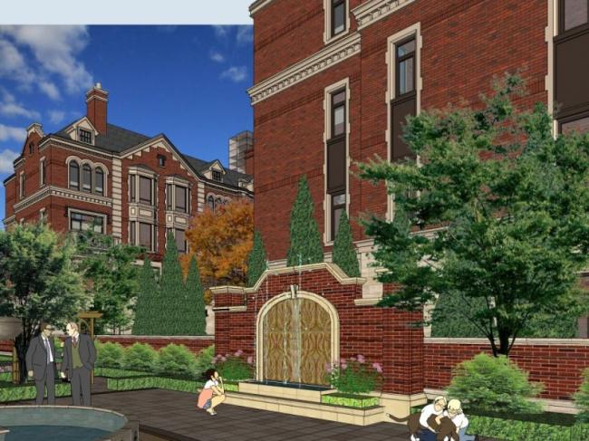 Sketchup别墅模型|别墅群，英式风格