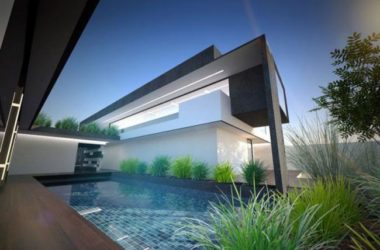 Sketchup别墅模型|独栋别墅，现代风格-BIM建筑网