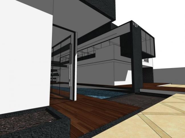 Sketchup别墅模型|独栋别墅，现代风格