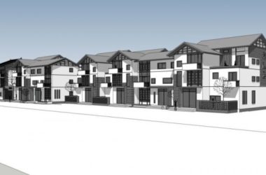 Sketchup别墅模型|联排别墅，中式风格-BIM建筑网