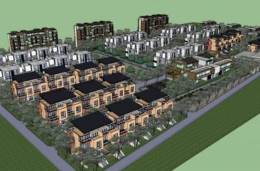 Sketchup别墅模型|别墅群，现代风格-BIM建筑网