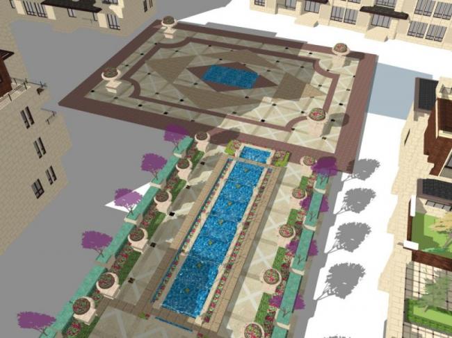 Sketchup别墅模型|别墅群，古典风格