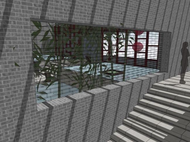 Sketchup别墅模型|庭院别墅，中式风格