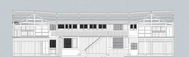 Sketchup别墅模型|独栋别墅，中式风格
