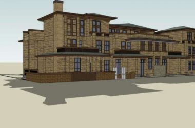 Sketchup别墅模型|双拼别墅，古典风格-BIM建筑网