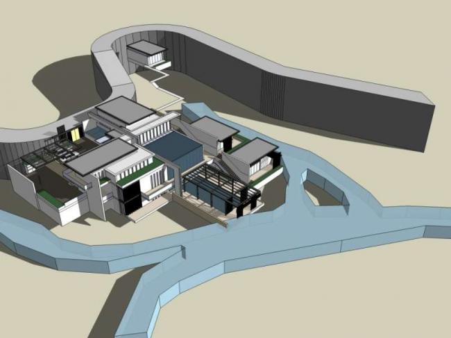 Sketchup别墅模型|独栋别墅，现代风格