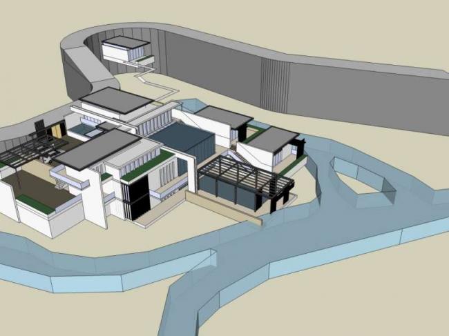 Sketchup别墅模型|独栋别墅，现代风格