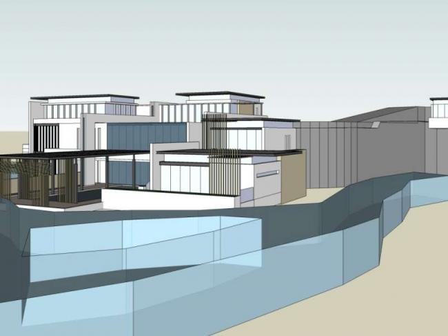 Sketchup别墅模型|独栋别墅，现代风格