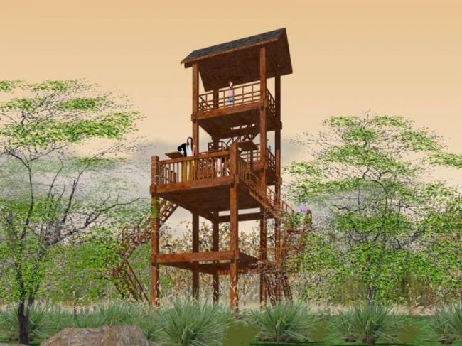 Sketchup别墅模型|独栋别墅，中式风格