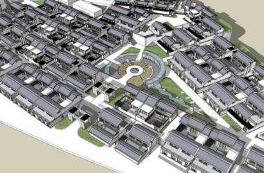 Sketchup别墅模型|别墅住宅群，中式风格-BIM建筑网