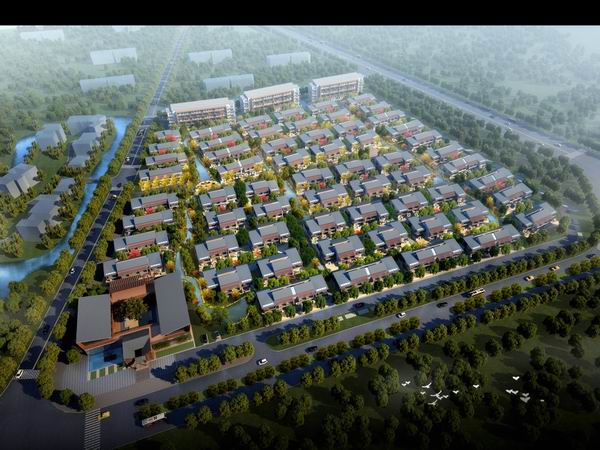 Sketchup别墅模型|乌镇别墅，售楼处，现代中式风格