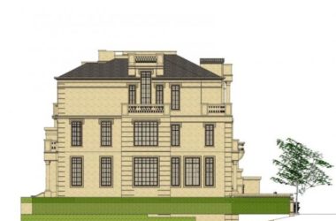 Sketchup别墅模型|叠拼别墅，法式风格，古典风格-BIM建筑网