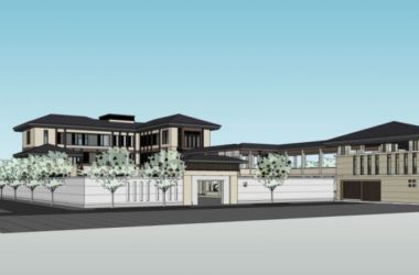 Sketchup别墅模型|联排别墅，现代中式风格-BIM建筑网