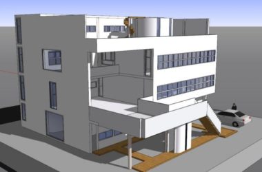 Sketchup别墅模型|斯坦因住宅，别墅，现代风格-BIM建筑网