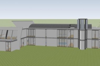 Sketchup别墅模型|独栋别墅，现代风格-BIM建筑网