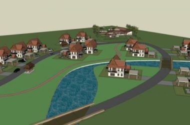 Sketchup别墅模型|独栋别墅群，东南亚古典风格-BIM建筑网