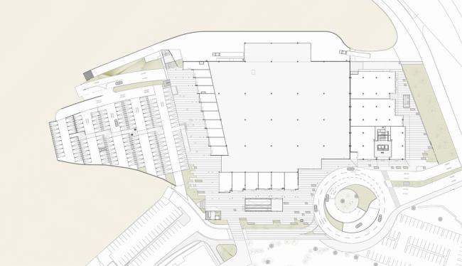 BIM建筑|金属合金与木材的碰撞，打造的亲热而具质感的办公贸易综合体