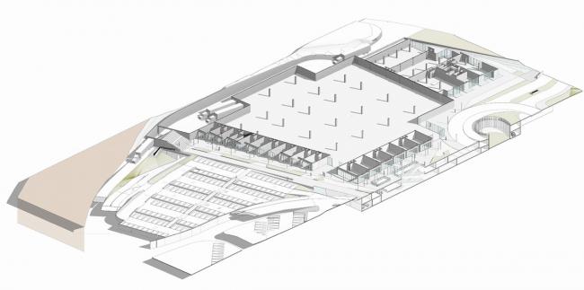 BIM建筑|金属合金与木材的碰撞，打造的亲热而具质感的办公贸易综合体