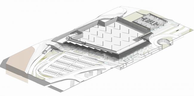BIM建筑|金属合金与木材的碰撞，打造的亲热而具质感的办公贸易综合体