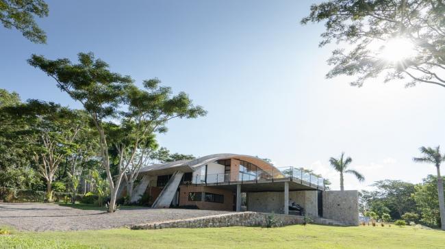 BIM建筑|如羽翼般轻轻睁开，护一方阴凉：年夜屋盖室第