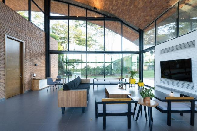 BIM建筑|如羽翼般轻轻睁开，护一方阴凉：年夜屋盖室第