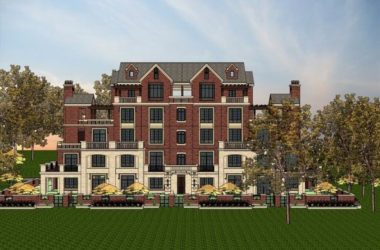 Sketchup别墅模型|联排别墅，英式古典风格-BIM建筑网